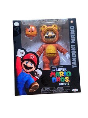 Nintendo The Super Mario Bros Movie Tankdooki Mario-5 Inch Figure-NIB